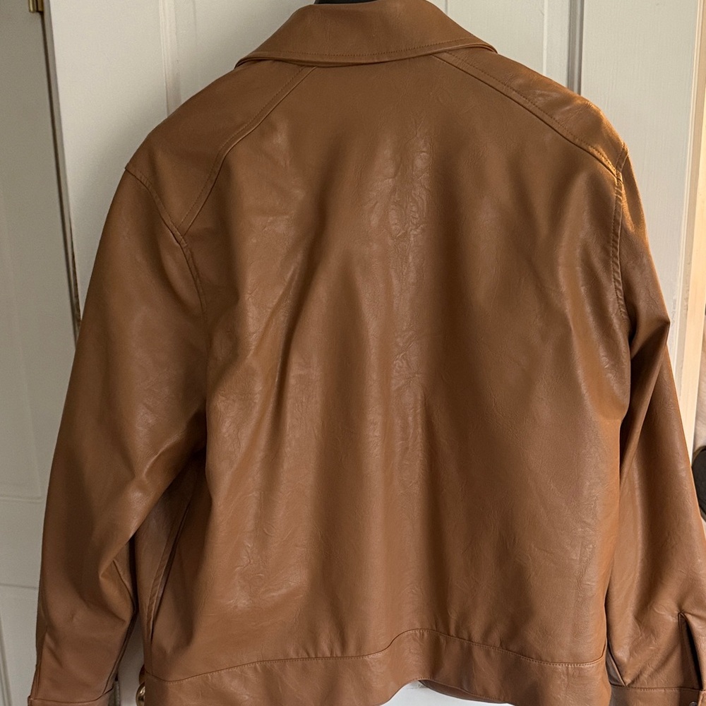 Universal Thread Brown Leather Jacket - image 4